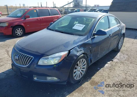 2011 Buick Regal Cxl Turbo Russelsheim z USA, uszkodzony, nr VIN W04GV5EV5B1079884